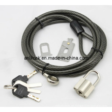 Cerradura y candado para laptop, cable + candado (AL2000)